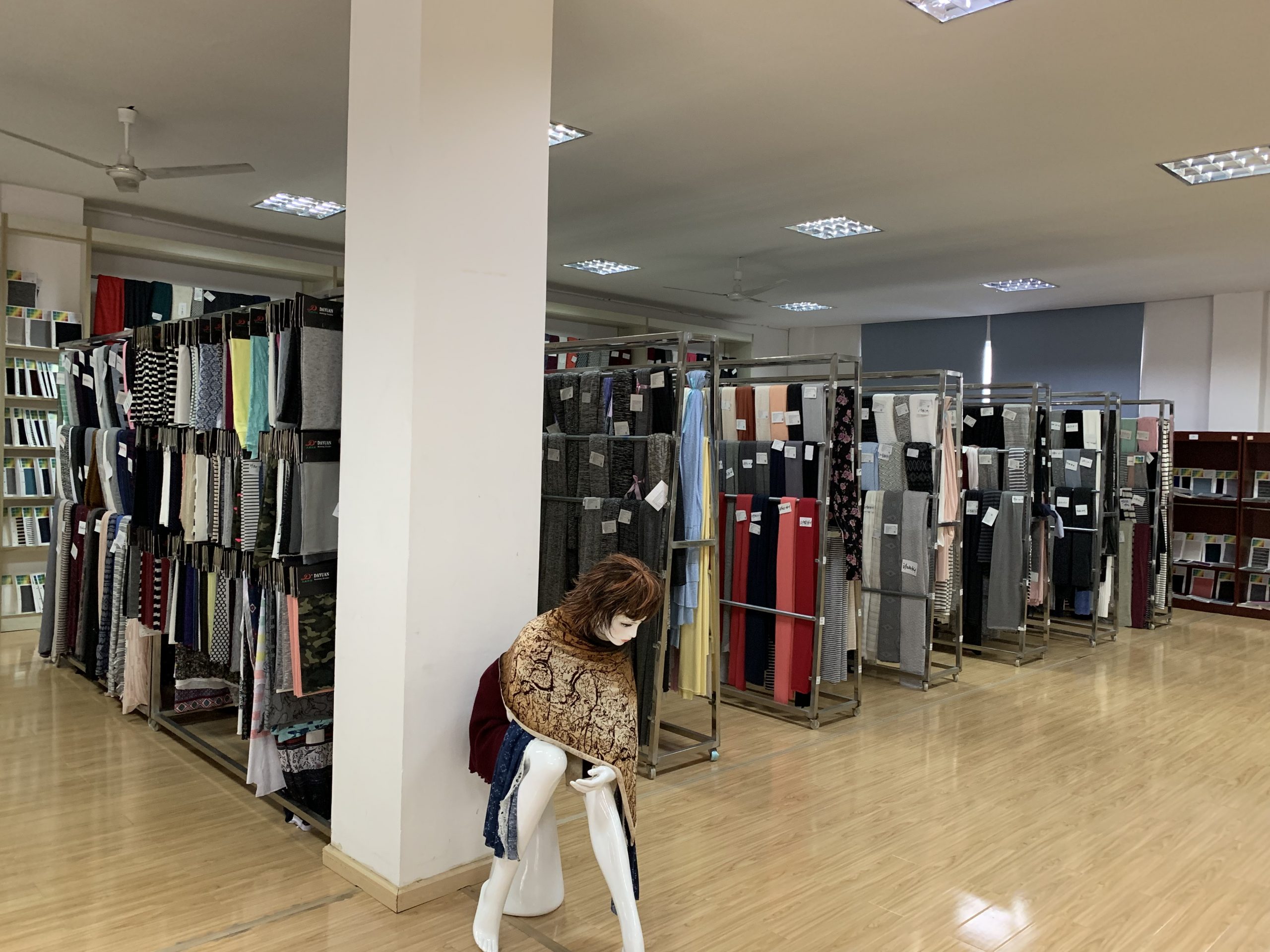 sample room of GYJ holdings